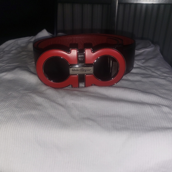 Salvatore ferragamo belt red and black - Picture 2 of 2